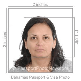 Bahamas Passport & Visa Photo requirement