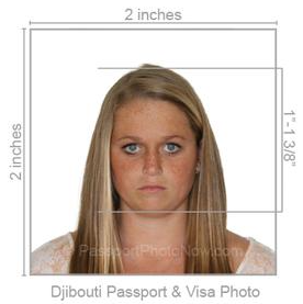 Djibouti Passport & Visa Photo requirement