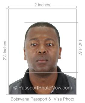 Botswana Passport & Visa Photo requirement