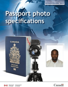 Canadian passport photo specifications document