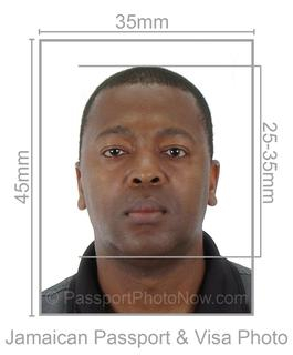 Jamaica Passport & Visa Photo requirement