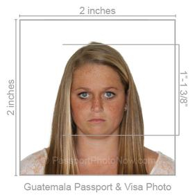Guatemala Passport & Visa Photo requirement