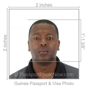 Guinea Passport & Visa Photo requirement
