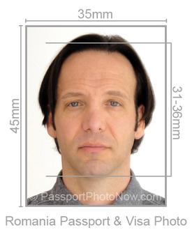 Romanian Passport & Visa Photo requirement
