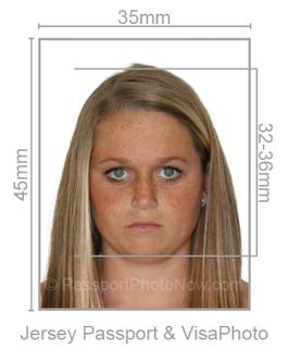 Jersey Passport & Visa Photo requirement