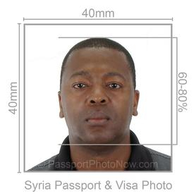 Syria Passport & Visa Photo requirement