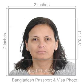 Bangladesh Passport & Visa Photo requirement